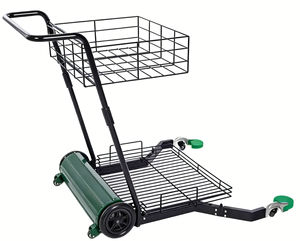 Ramasseur de balles de tennis grande capacité, manuel, en alliage d'aluminium, chariot léger, outil gain de temps pour entraînement d'entraîneurs et de clubs - Product Image 1