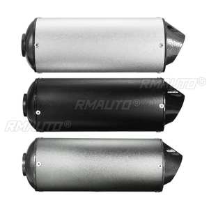 Pot d'échappement de moto de 28 mm avec collier de fixation pour moto tout-terrain, scooter, VTT de 110 cc, 125 cc, 150 cc - Product Image 1