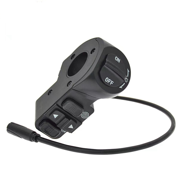 Waterproof Wuxing Three-in-one Switch 7pin Turn signal Light Horn Lock Button Switch for Electric Scooter Mountain Bike