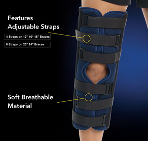 Inmovilizador de Pierna Completa OEM para Uso Médico, Soporte Ajustable para Rodilla, Férula para Fractura de Pierna, para Hombres y Mujeres - Product Image 2