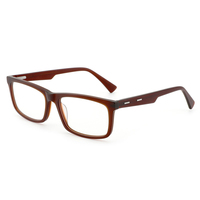 WZX-MA3001 Montures de lunettes rectangulaires unisexes en acétate pour tous les visages avec branches à ressort – Vente en gros