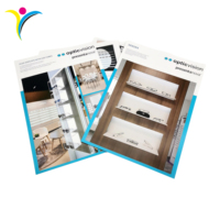 Impression de brochures, dépliants et flyers commerciaux en papier couché brillant A4, couleur personnalisée