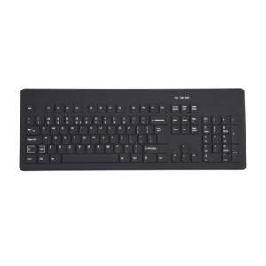 Full Size 104 <b>Keys</b> Membrane Keyboard With Numeric Keypad <b>USB</b> Wired Desktop Standard Design Black Color - Product Image 1