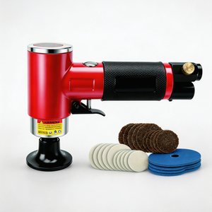 Ponceuse pneumatique droite de 2 pouces, vitesse de 15000 tr/min, pression de travail de 0,6 MPa avec disques de ponçage à grains multiples pour ponçage progressif - Product Image 2