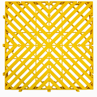 Dalles modulaires emboîtables antidérapantes en polypropylène pour drainage, grille de sol pour lavage de voitures et atelier de detailing automobile