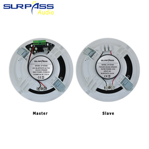 Surpas Hệ Thống Âm Nhạc Nền Âm Thanh Thông Minh 6.5 Inch Bộ Loa Trần Răng Xanh Dương Hoạt Động Không Dây 4*20W Dành Cho Gia Đình/Cửa Hàng - Product Image 6