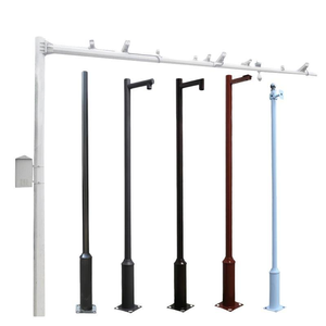 Palo Telescopico per Telecamera <span class=keywords><strong>CCTV</strong></span> 3m 4m 5m 6m Palo in Acciaio per Monitoraggio di Sicurezza Esterno - Product Image 5