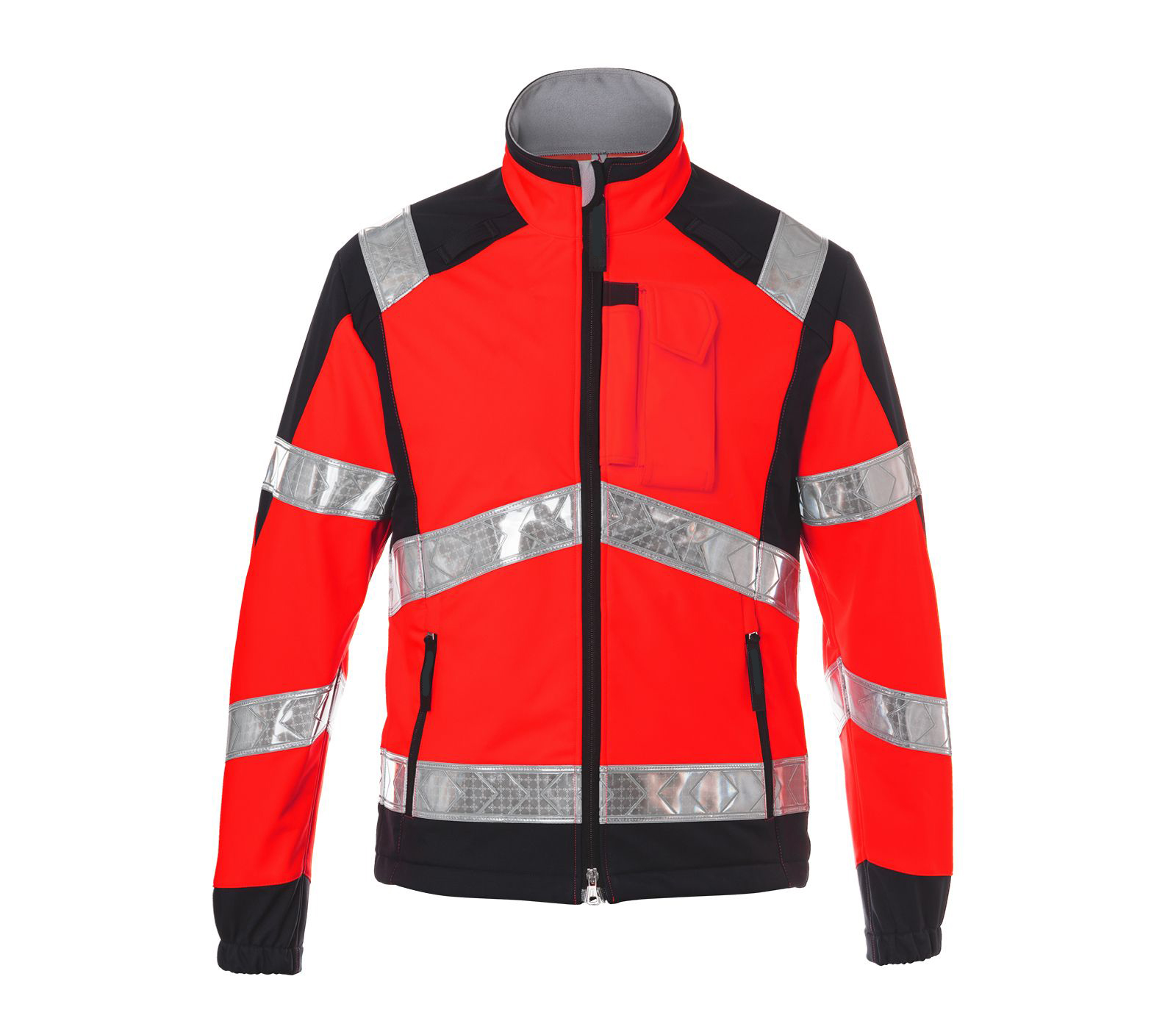 Sleeve Zipper Three Pockets Safety Apparel Jackets Firefighter Suits Green Orange Black Reflective Stripe Long