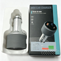 Chargeur de voiture Starlink Mini 3-en-1, 60W DC Boost 20W PD Charge rapide pour camping-car et camion