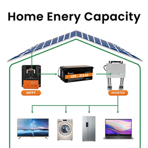 ภาษีและค่าขนส่งฟรี DDP ไปยังโปแลนด์ ชุดแบตเตอรี่ลิเธียมไอรอนฟอสเฟต 12.8V 314Ah 4019Wh พร้อมระบบควบคุม BMS ผ่านแอปพลิเคชัน สำหรับการตั้งแคมป์และเรือ - Product Image 4