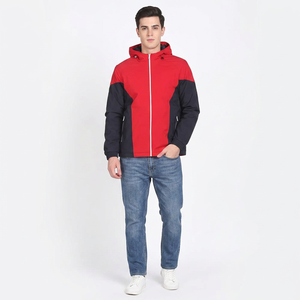 Breathable Pakistan Made Custom Design Men's Windbreaker Rain Jacket High Quality Autumn Sports Outdoor Stand Hooded <b>Canvas</b> - Product Image 1
