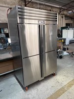 Réfrigérateur commercial à refroidissement par air 1030L, 1400W, faible consommation, en acier inoxydable, pour restaurant, hôtel, restauration, stockage frigorifique
