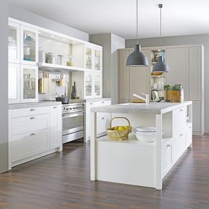 Classe Portes Peintes en Noir Haute Brillance Armoires De <span class=keywords><strong>Cuisine</strong></span> - Product Image 2