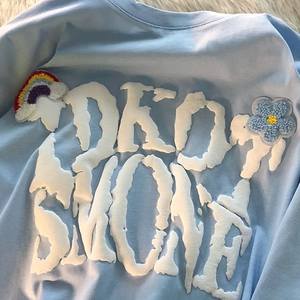 Camiseta Personalizada para Hombre, Talla Grande, de Alta Calidad, Cuello Redondo, Manga Corta, con Estampado Puff, Camiseta de Verano para Hombre, Logotipo Bajo Demanda - Product Image 2