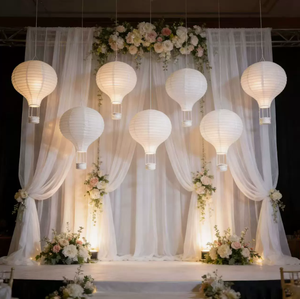 6 Faroles de Papel con Forma de Globo Aerostático, Decoración Colgante para Guardería/Tienda de Ropa Infantil/Tienda 4S, Decoración de Techo - Product Image 2