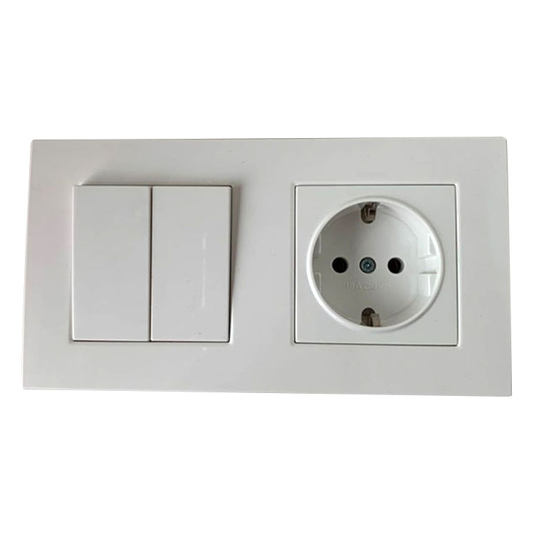 New Arrival Wholesale Price Eu Standard Switches Sockets New Eu Standard Switches Sockets EU Electric Switch Socket