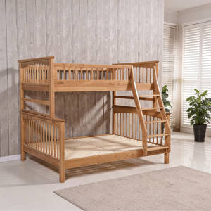 <b>Wooden</b> <b>Bunk</b> <b>Beds</b> Wood Bedroom Furniture Newest Style- Double <b>Bed</b> Adult <b>Wooden</b> Bedroom Sets <b>Solid</b> Pine Wood <b>Bunk</b> <b>Bed</b> - Product Image 1