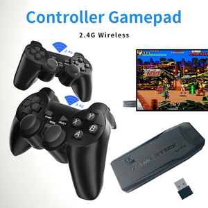 <span class=keywords><strong>Mini</strong></span> <span class=keywords><strong>consola</strong></span> <span class=keywords><strong>Retro</strong></span> 64GB consolas de videojuegos inalámbricas 4K HD M8 Game Stick Lite con Gamepad incorporado 20000 + juegos para PS1/SFC/FC - Product Image 3