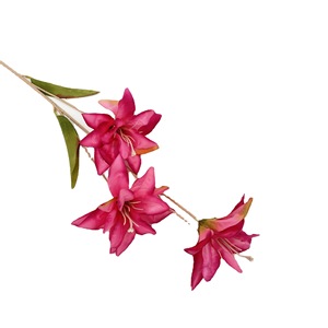 <b>Artificial</b> Lily <b>Bouquet</b> Silk Flower High Simulation Wedding Home Decor Reusable CN-09 - Product Image 5