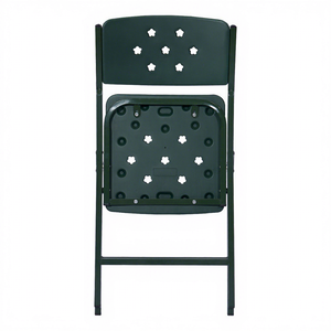 Silla Plegable de Plástico con Diseño de Flor de Ciruelo - Verde Militar, Portátil, Moderna y Sencilla, para Entrenamiento de <span class=keywords><strong>Tropas</strong></span> - Product Image 2