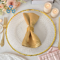 Assiettes et Plats Classiques en Verre – Assiettes de Présentation et Sous-assiettes Transparentes en Gros