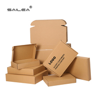 Boîte de rangement pour avion en carton ondulé à cinq couches avec logo personnalisé, matériaux recyclés blancs, doublure en éponge, emballage