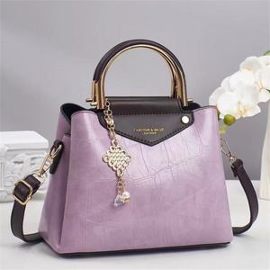 Bolso de Mano de PU para Mujer, Regalo para el Día de la Madre, Bolso Tote de Cuero Impermeable con Correa para el Hombro - Product Image 5