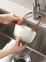 Égouttoir de robinet réglable pour évier de cuisine, support pour savon, éponge, brosses, panier suspendu, drainage rapide, rangement