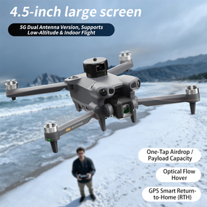 Dron <span class=keywords><strong>GPS</strong></span> AE51 <span class=keywords><strong>con</strong></span> Pantalla de 4.5 Pulgadas, <span class=keywords><strong>Cámara</strong></span> Dual 4K HD <span class=keywords><strong>FPV</strong></span>, Motor sin Escobillas, Plegable, Control Remoto, Regalos para Adultos, Principiantes <span class=keywords><strong>y</strong></span> Niños - Product Image 6