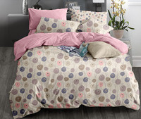 Ensemble de housse de couette de literie à la maison d'impression de microfibre/ensemble de draps