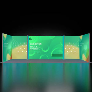 Stand d'exposition 10x10, affichage en aluminium SEG, événement d'exposition, boîte lumineuse en tissu LED personnalisée - Product Image 6