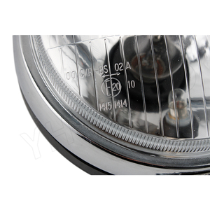 Faro Delantero Redondo Halógeno de Cristal Transparente YHMOTO para Simson S50 S51 S70 - Product Image 3