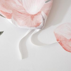 Juego de Ropa de <span class=keywords><strong>Cama</strong></span> Doble para Adultos, 200x200 cm, Funda de Edredón 65x65 cm, Fundas de Almohada con Cierre, Diseño Floral, Rosa, Gris, Blanco, Juego de Fundas de Edredón Suaves - Product Image 5