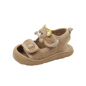 Sepatu berjalan bayi beruang kartun grosir anak perempuan sepatu anak-anak balita musim panas sandal anak-anak pergelangan kaki mode luar ruangan untuk anak laki-laki - Product Image 6