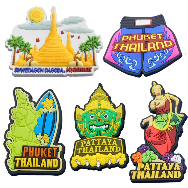 Korea Koelkast Magneet Wereld Stad Hars 3d Sterke Souvenir Toeristische Gift Chinese Magneet Hand Made Craft Creatieve Huis en Keuken Decoratie Magnetische Sticker (Korea 2
