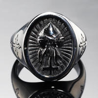 Modeschmuck-Ring für Damen, edler Schmuckring, Schmuckring aus Edelstahl, vergoldeter Schmuck, Verlobungsring, Zirkon-Kreuz