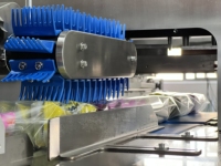 Moteur PLC pneumatique entièrement automatique Film d'emballage alimentaire Oreiller en plastique Boulette Bun Spaghetti Pain Macaron Flow Machine d'emballage
