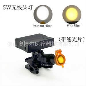 Dental Magnifying Lens Clip On Led Light Wireless Charging Headlamp For Oral And Plastic Surgery - Product Image 5