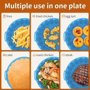 Thân Thiện Với Môi Vòng Silicone Khuôn Chịu Nhiệt Bpa Lót Miễn Phí Cho Nồi Chiên Không Khí Cho Các Bảng Nhà Bếp Sử Dụng Mỹ Phong Cách Thiết Kế - Product Image 6