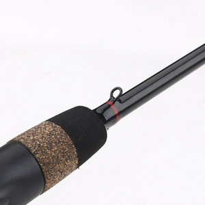 Canne à pêche Angelrute 2,1 m 2 brins en carbone pour baitcasting, canne de pêche pliable portable 2 sections pour eau douce, brochet, carpe, truite - Product Image 4