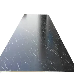 china cheap cost marble faced plywood waterproof 18mm sheet melamine mdf board for desk cabinet