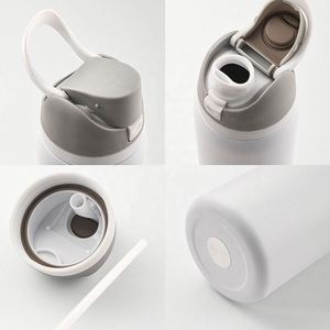 Custom Logo 24 oz OW Sports Stainless Steel Double-Layer Vacuum Insulated Water <b>Bottle</b> Flip Cap Handle Back School 6-12 Hours - Product Image 2
