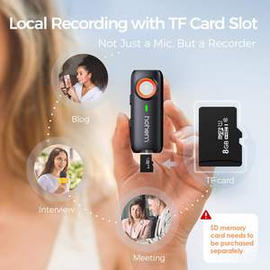Micrófono Inalámbrico Lavalier Hohem de 2.4ghz MIC-01, Plug and <span class=keywords><strong>Play</strong></span>, 20 Horas de Duración de la Batería, Micrófono Inalámbrico para Móviles Android, iPhone, iOS - Product Image 6