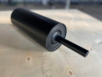 Rouleau de guidage latéral à gorge profonde en acier inoxydable de marque JUXIN pour convoyeur, pièces d'équipement de manutention, fourni par l'usine