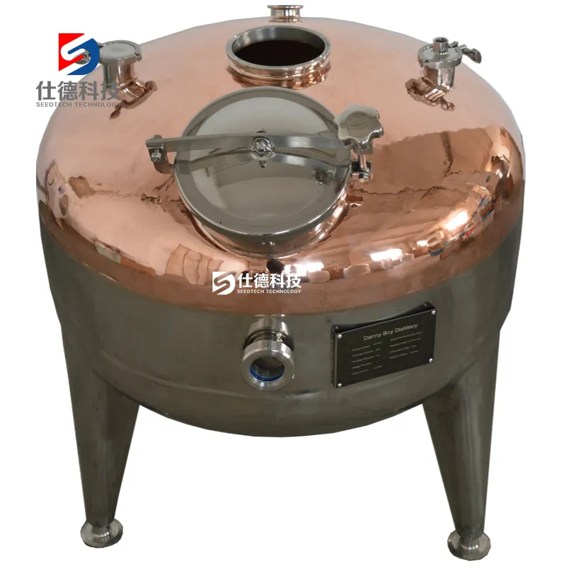 Nieuw Ontwerp Single Wall Still Pot Professionele Fabriek Maakte Alcohol Gedestilleerd Voedsel Opslag 200l Alcohol Still Ketels