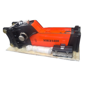 Martillo Hidráulico Rompedor de Rocas con Frecuencia Ajustable para Excavadora de 20 Toneladas CAT320 PC200 R210 con Bomba de Engrase Automática - Product Image 4