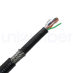 Cable de Red para Exteriores <span class=keywords><strong>UTP</strong></span>/FTP CAT6 <span class=keywords><strong>Cat5e</strong></span> FTP PVC+PE Doble Cubierta 23AWG Cable de Cobre Desnudo - Product Image 5