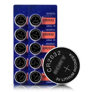 Hersteller-Anpassungs taste Batterie CR2032 Lithium-Batterie zelle für Sony-Uhren schlüssel