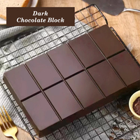 Bloc de chocolat noir 1 kg et beurre de cacao chocolat blanc, ingrédients de pâtisserie, chocolat au lait et aux fraises