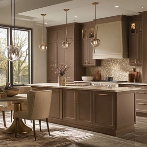 Cbmmart cao cấp sang trọng hiện đại tủ bếp thép không gỉ thiêu kết đá đảo bàn gỗ lưu trữ một cửa nhà - Product Image 6